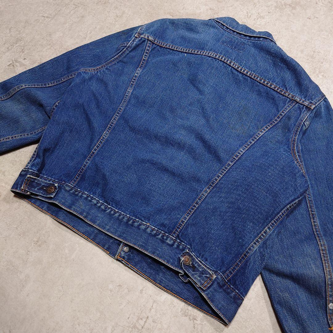 70s Levi's 70505 デニムジャケット 濃紺 ペンキ 42-44