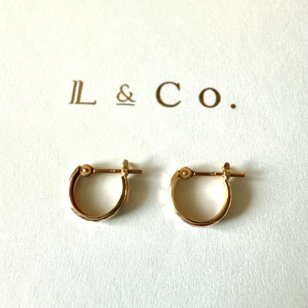 【未使用】Jewel closet by L&Co. フープピアス K10 YG