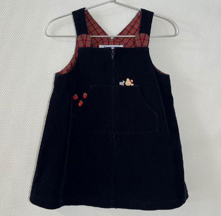 美品★ファミリア★現行品 人気 完売 ワンピース 90