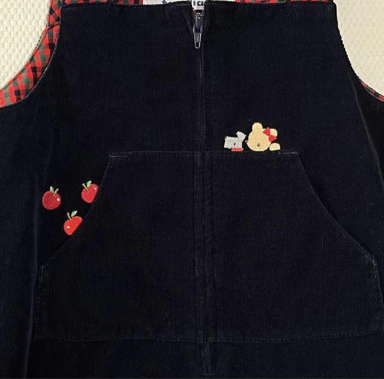 美品★ファミリア★現行品 人気 完売 ワンピース 90