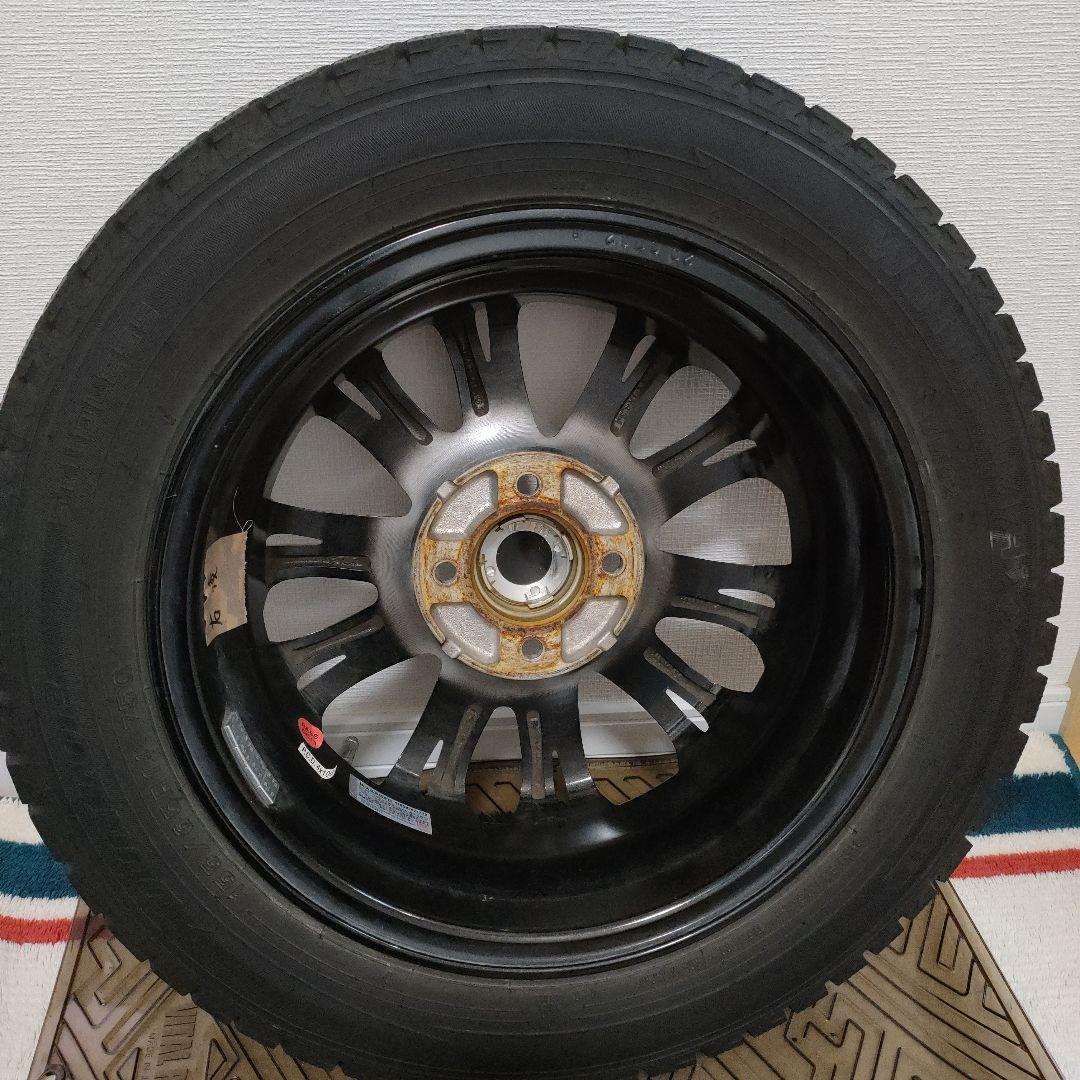 DUNLOP WM02  155/65R14 スタッドレスホイール4本セット