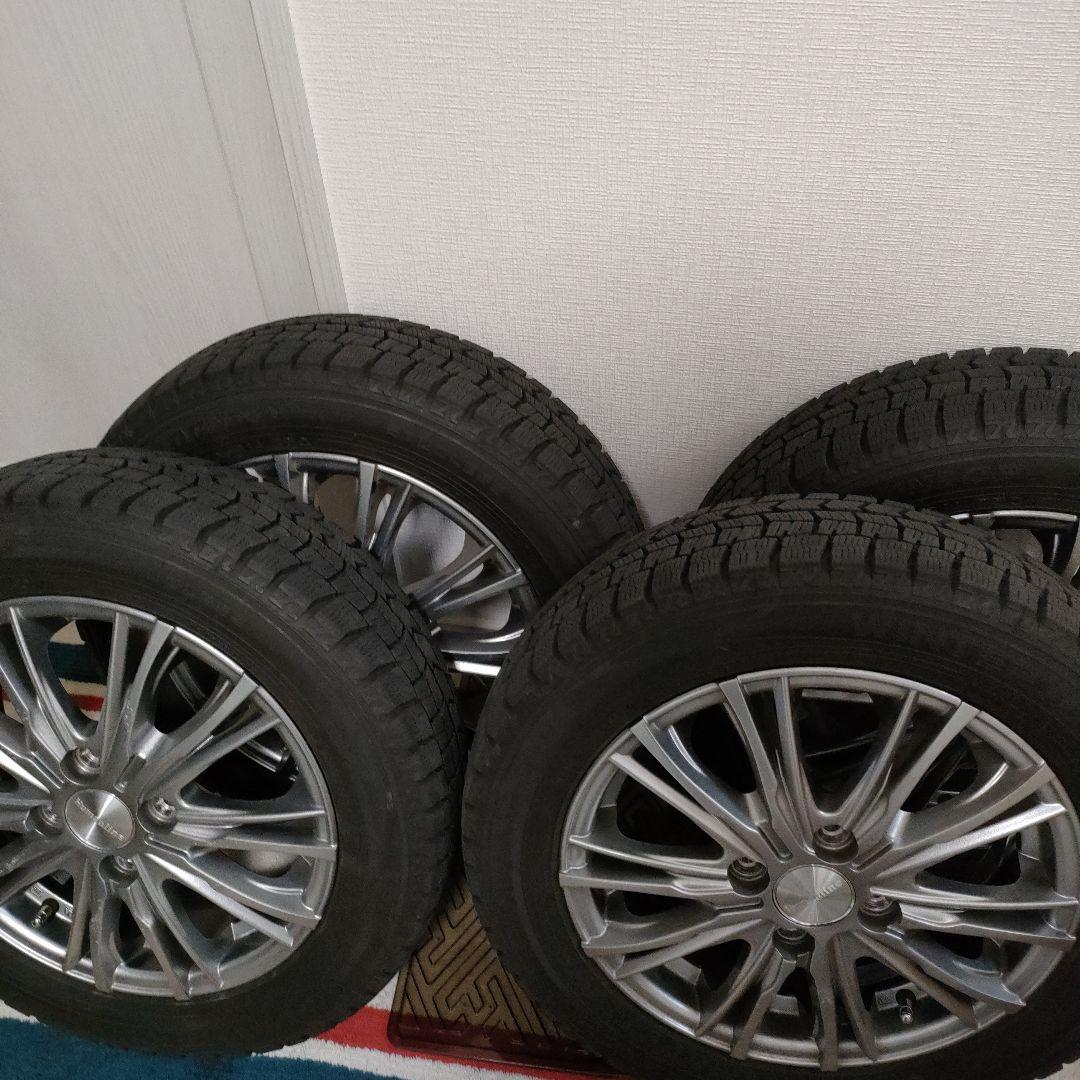 DUNLOP WM02  155/65R14 スタッドレスホイール4本セット