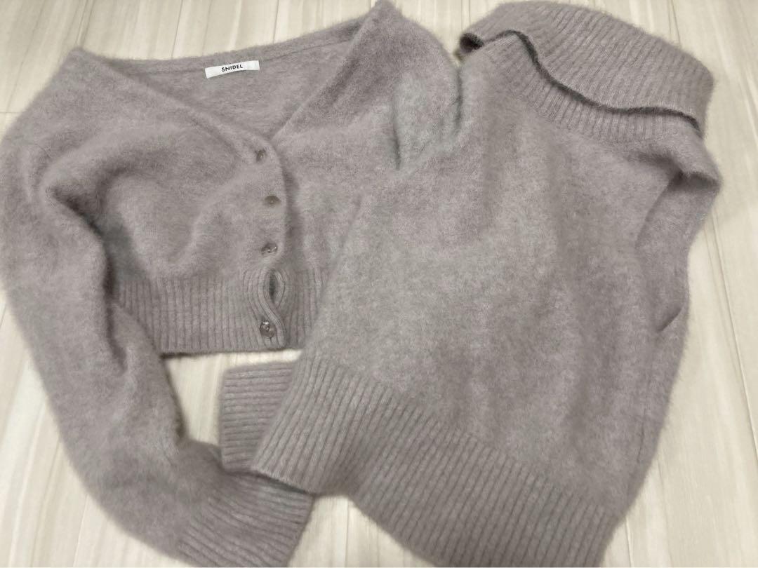 snidel♡ノースリーブとカーディガンのセット