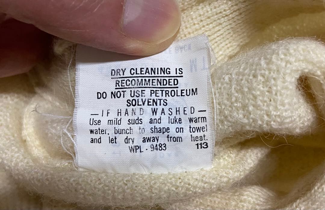 80s ロバートブルース usa製 アルパカウールカーディガン オフホワイト 80s ロバートブルース usa製 アルパカウールカーディガン オフホワイト