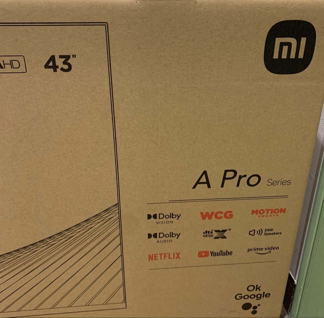 Xiaomi 43インチ 4Kテレビ A Pro Series