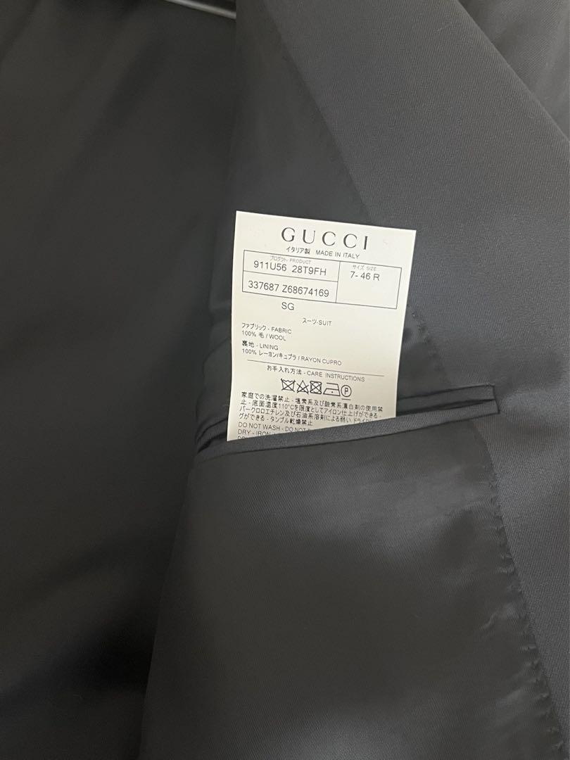 【美品】GUCCI グッチ ウールスーツ サイズ46