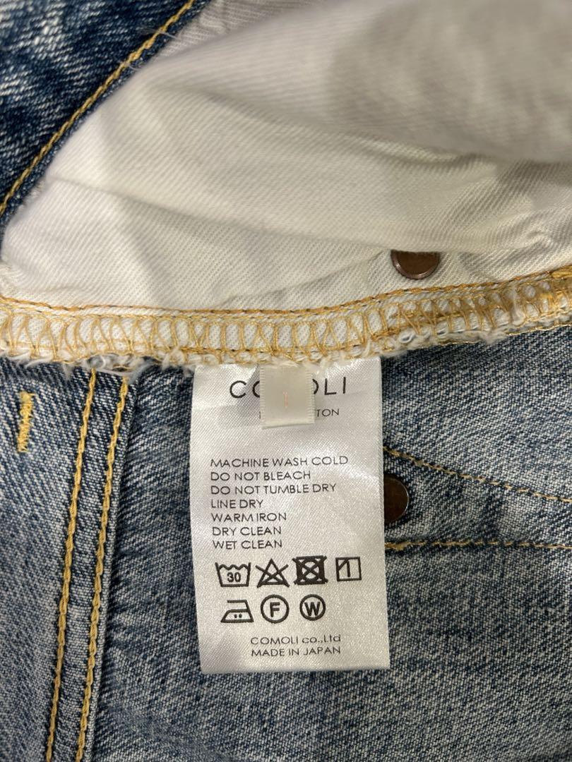 COMOLI コモリ ブリーチ 5Pデニム