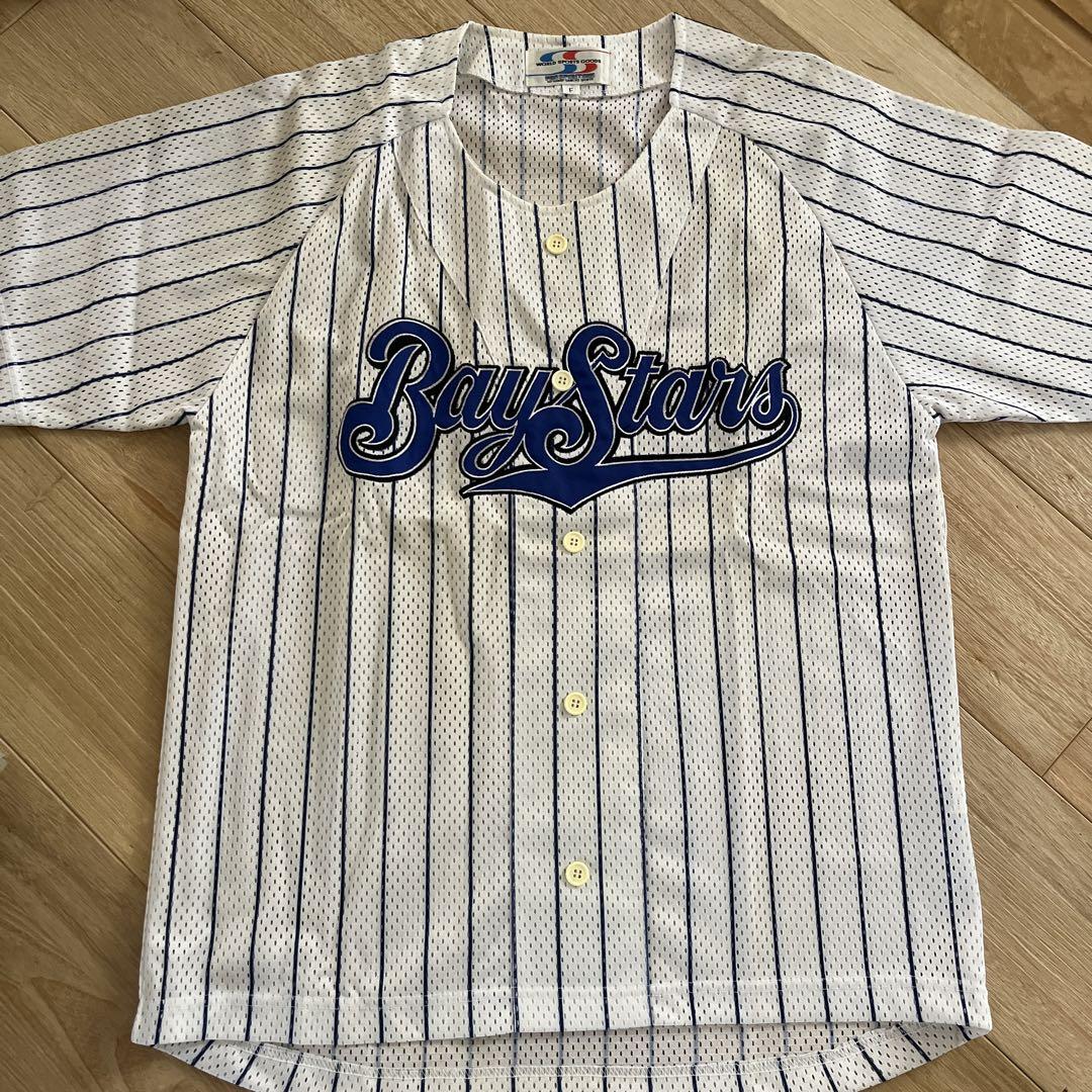 横浜denaベイスターズ 無地 背番号なし ユニフォーム シャープ産業 当時物 横浜denaベイスターズ 無地 背番号なし ユニフォーム シャープ