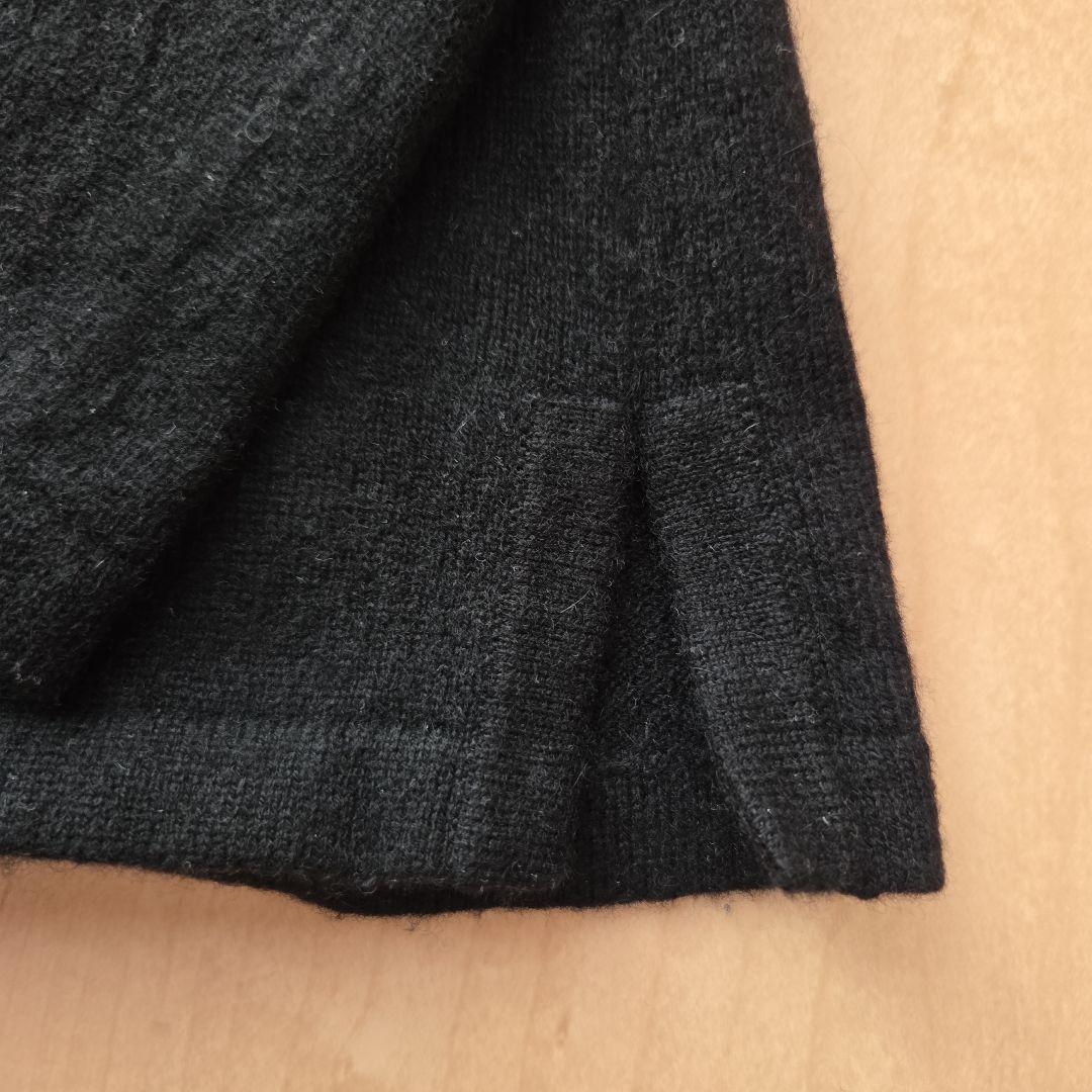 CORDIER コルディア カシミヤ100% 42 アンサンブルニット 黒 CORDIER コルディア カシミヤ100% 42 アンサンブルニット 黒