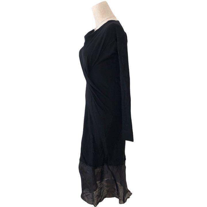 新品超激得 TER ET BANTINE ロングワンピース 38 黒 332 yIxbz-m67914307541 定番得価