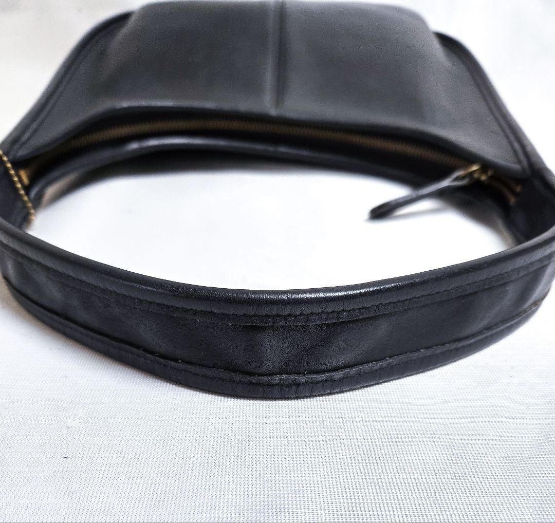 COACH コーチ エルゴ 9025 ワンショルダーバック ブラック 美品 COACH コーチ エルゴ ワンショルダーバッグ ブラック 黒