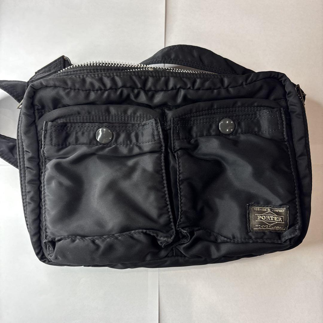 PORTER ブラック ショルダーバッグ