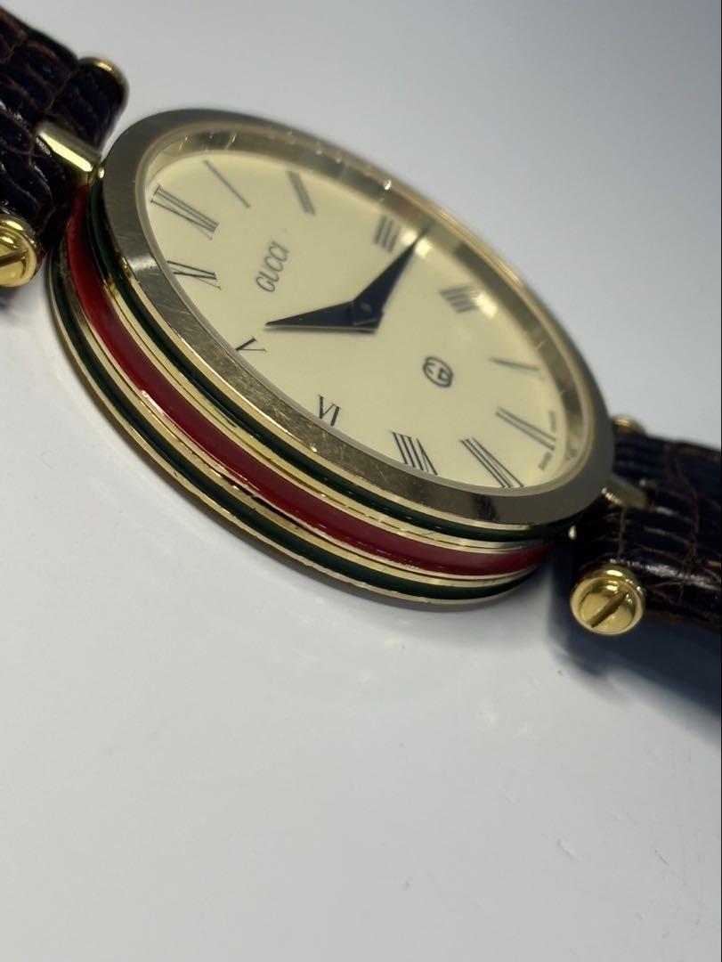 GUCCI時計 2040L シェリーライン サイドシェリー 新品電池 稼働品 SummerSALE開催! 7/11～7/15 10時迄!】GUCCI グッチ シェリー