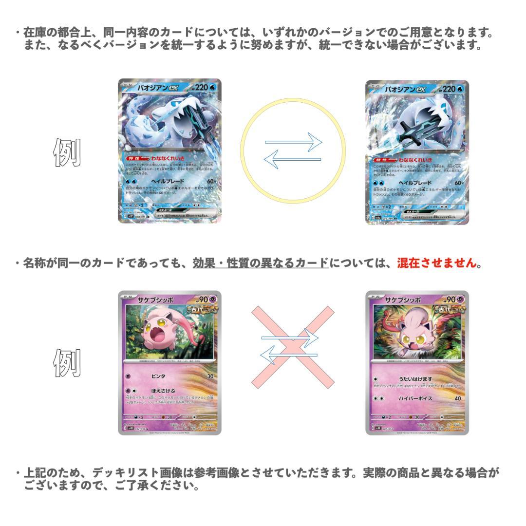 ミライドンex／レジエレキVMAX シティリーグ優勝デッキ