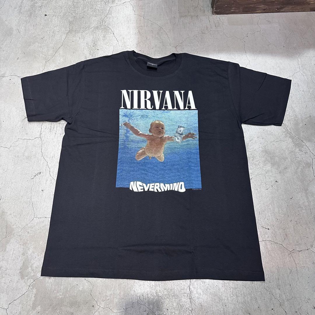 新品 768 BW【XL】ニルヴァーナ NIRVANA ビンテージ風 Tシャツ