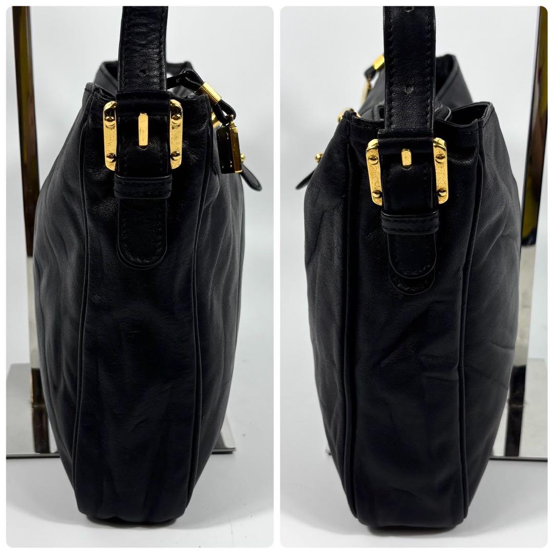 ✨希少 美品✨ロエベ ショルダーバッグ アナグラム ナッパレザー