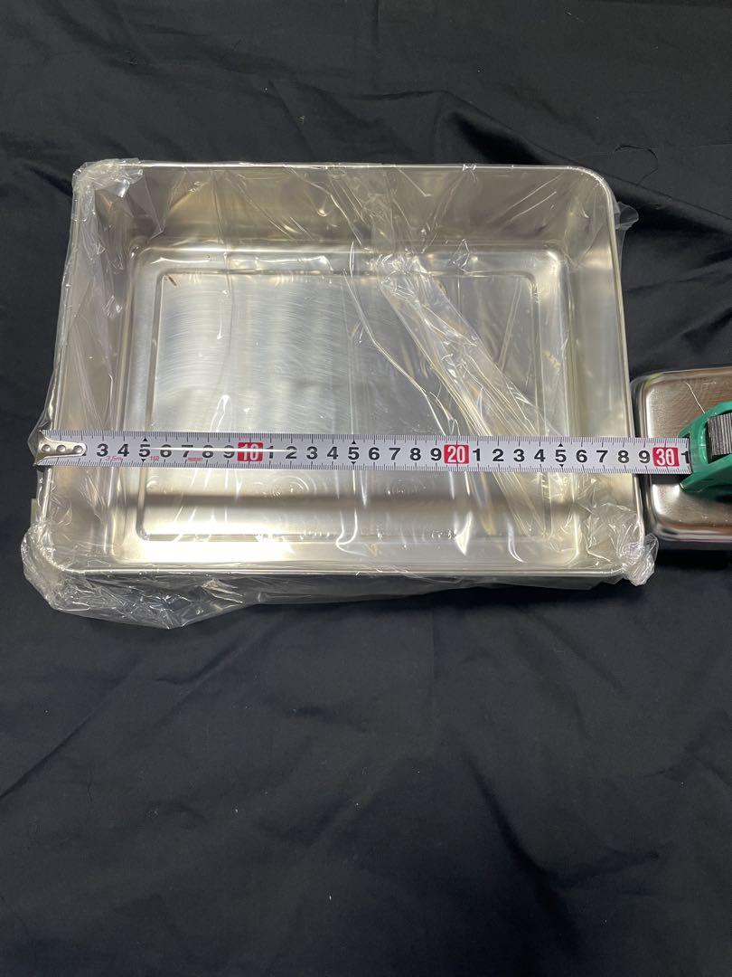 新品18-8 STAINLESS 00号　蓋付き組バット中8個入り✖️2セット商品