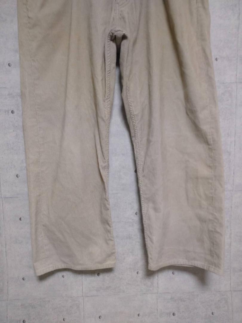 古着　HBNS コーデュロイ　パンツ ベージュ ビッグサイズL　メンズ