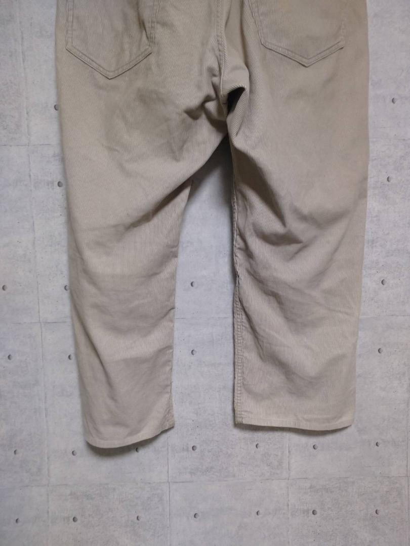 古着　HBNS コーデュロイ　パンツ ベージュ ビッグサイズL　メンズ