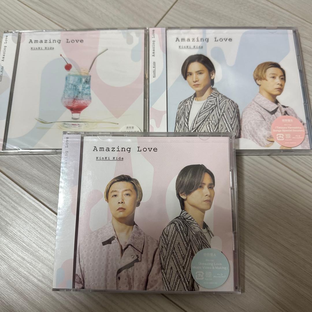 未開封】Amazing Love（初回通常3枚組）KinKi Kids - メルカリ