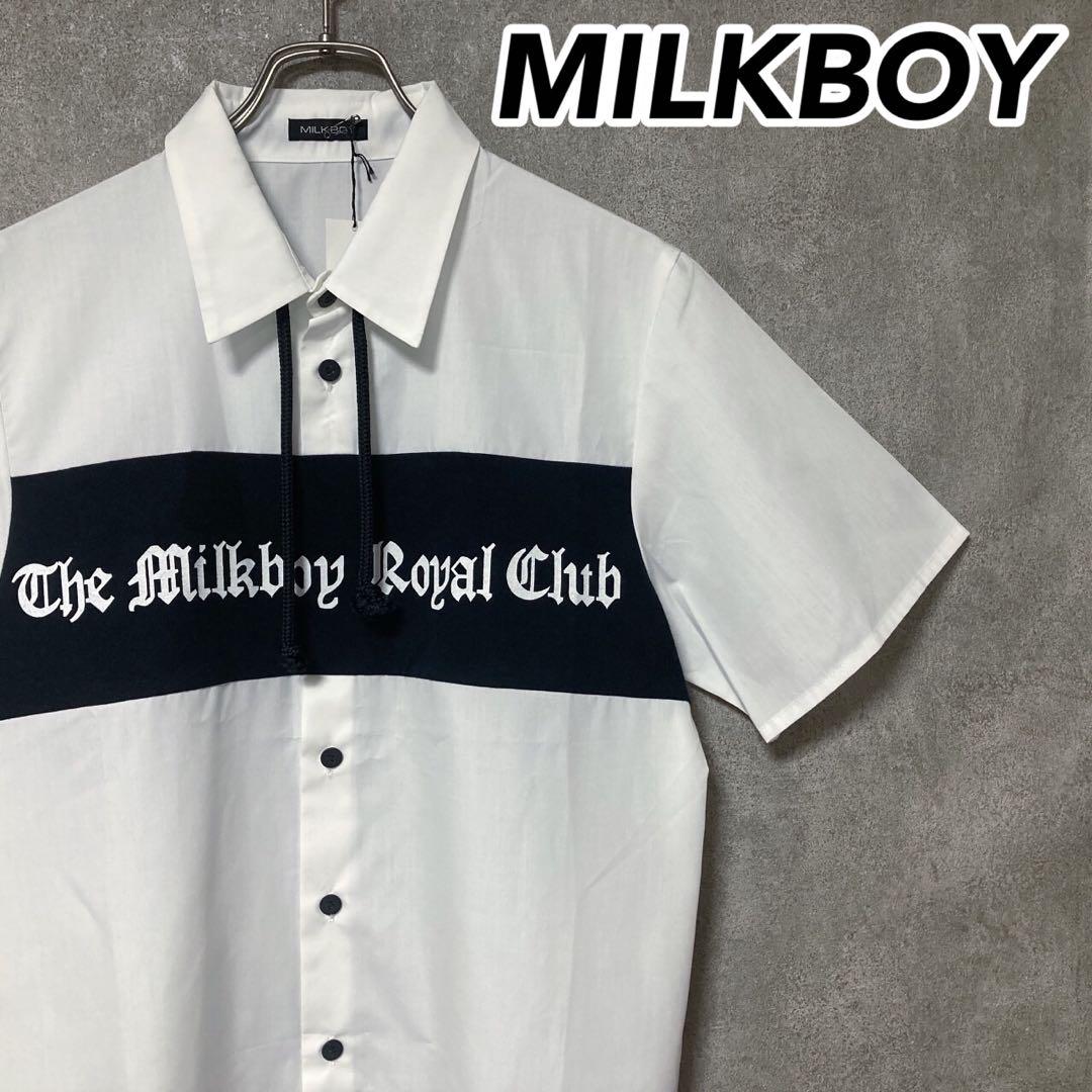 milk boy ミルクボーイ ユニセックス 半袖 シャツ