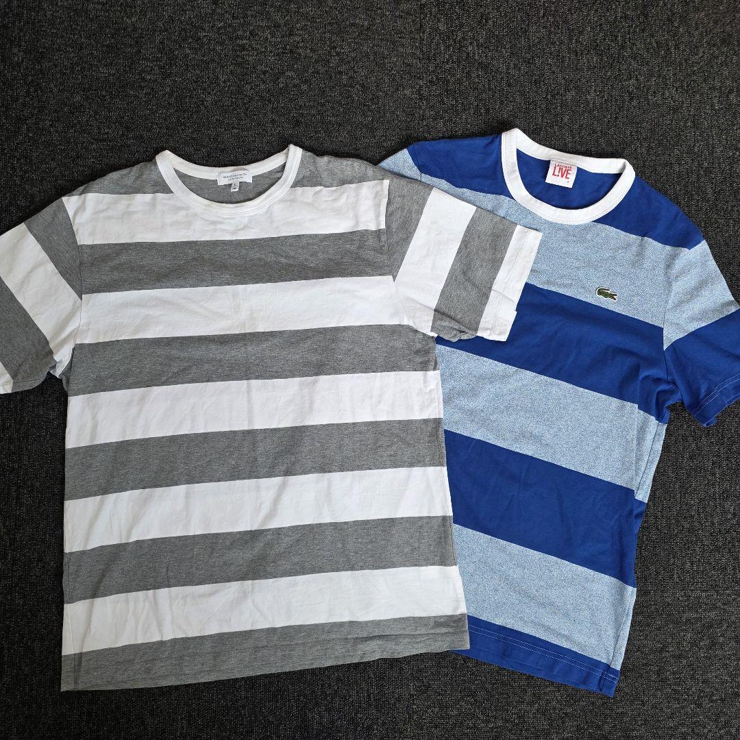 LACOSTE　ARROWS 　Tシャツ　2枚セット　サイズL ボーダー