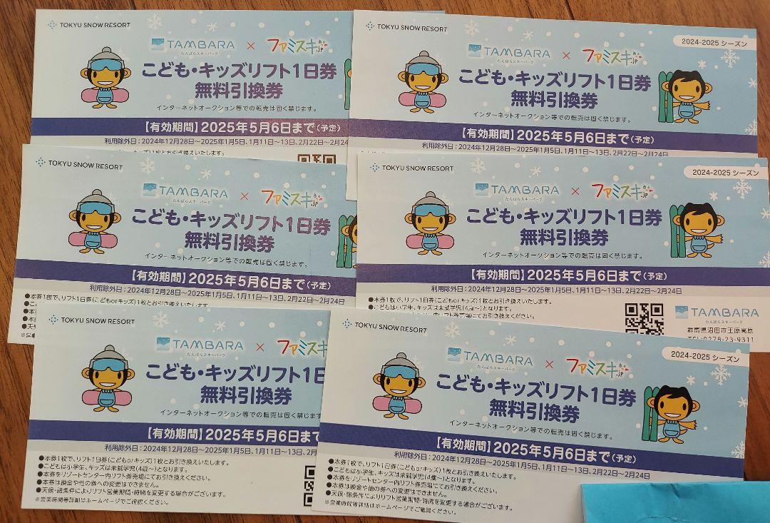 ファッション 通販チケット - たんばらスキーパーク こども