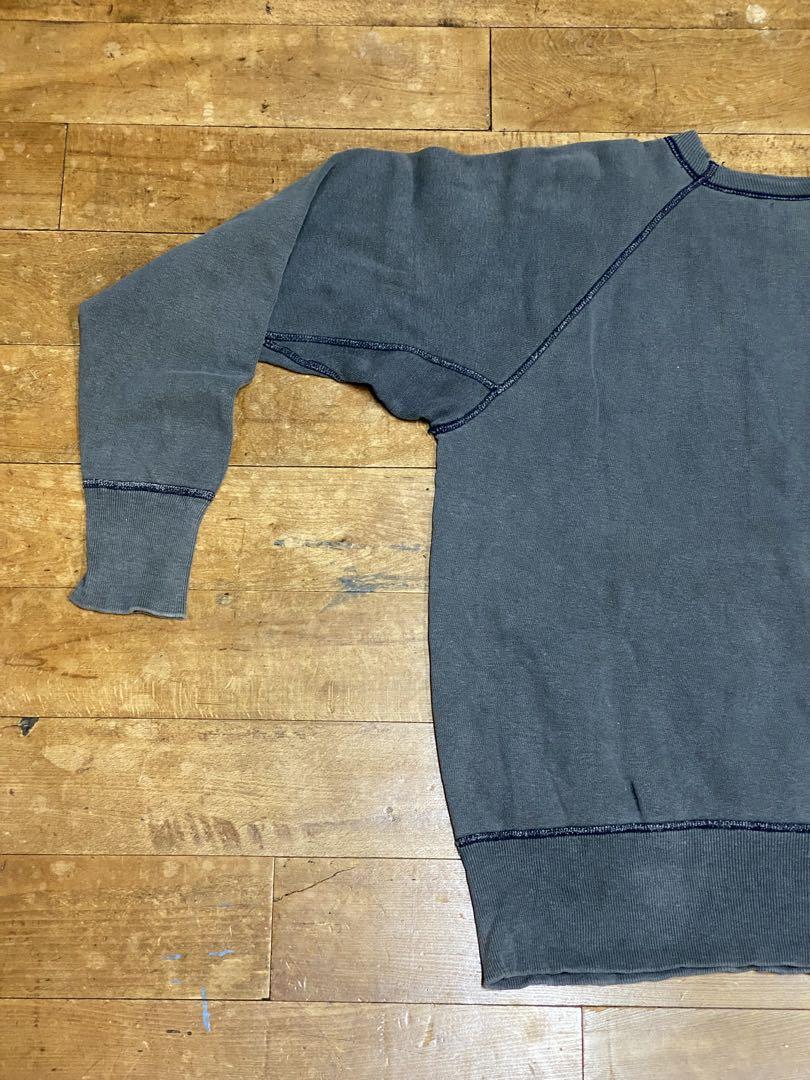 Champion 50s ランナーズタグスウェット 墨グレー　フェード Champion 50s ランナーズタグスウェット 墨グレー フェード