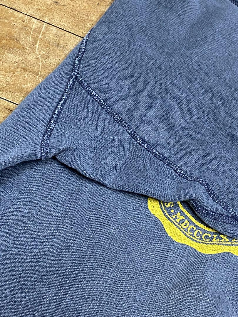 Champion 50s ランナーズタグスウェット 墨グレー フェード