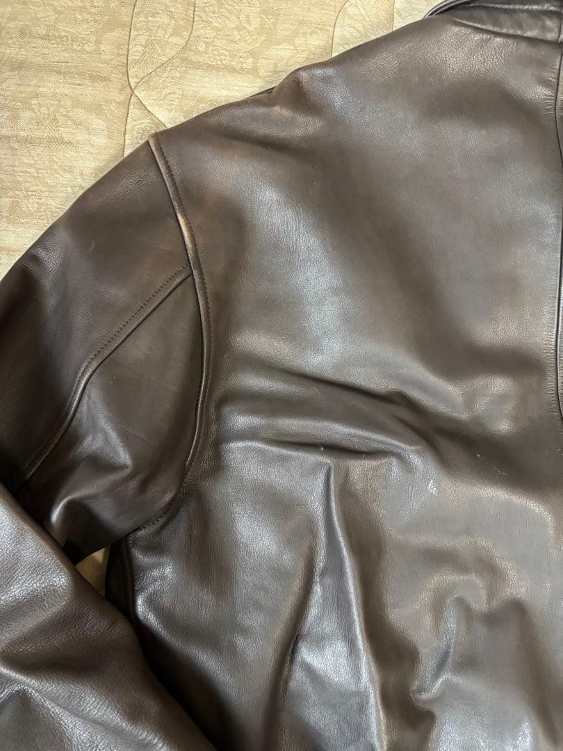 ラルフローレン Ralph Lauren レザージャケット A2 A-2 90s ラルフローレン Ralph Lauren レザージャケット A2 A-2 90s