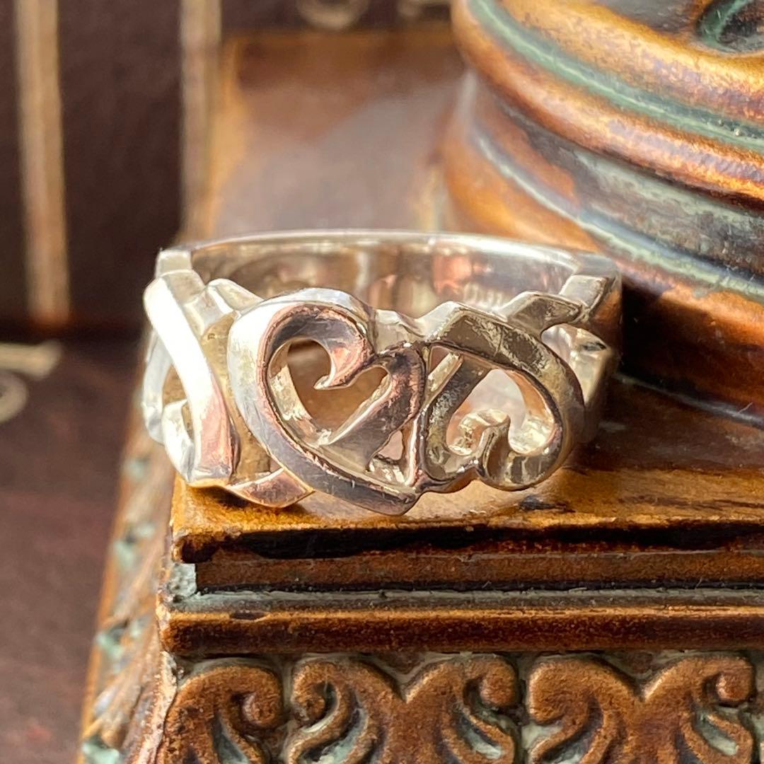 Tiffany&Co 925 ラヴィングハート シルバーリング　9号