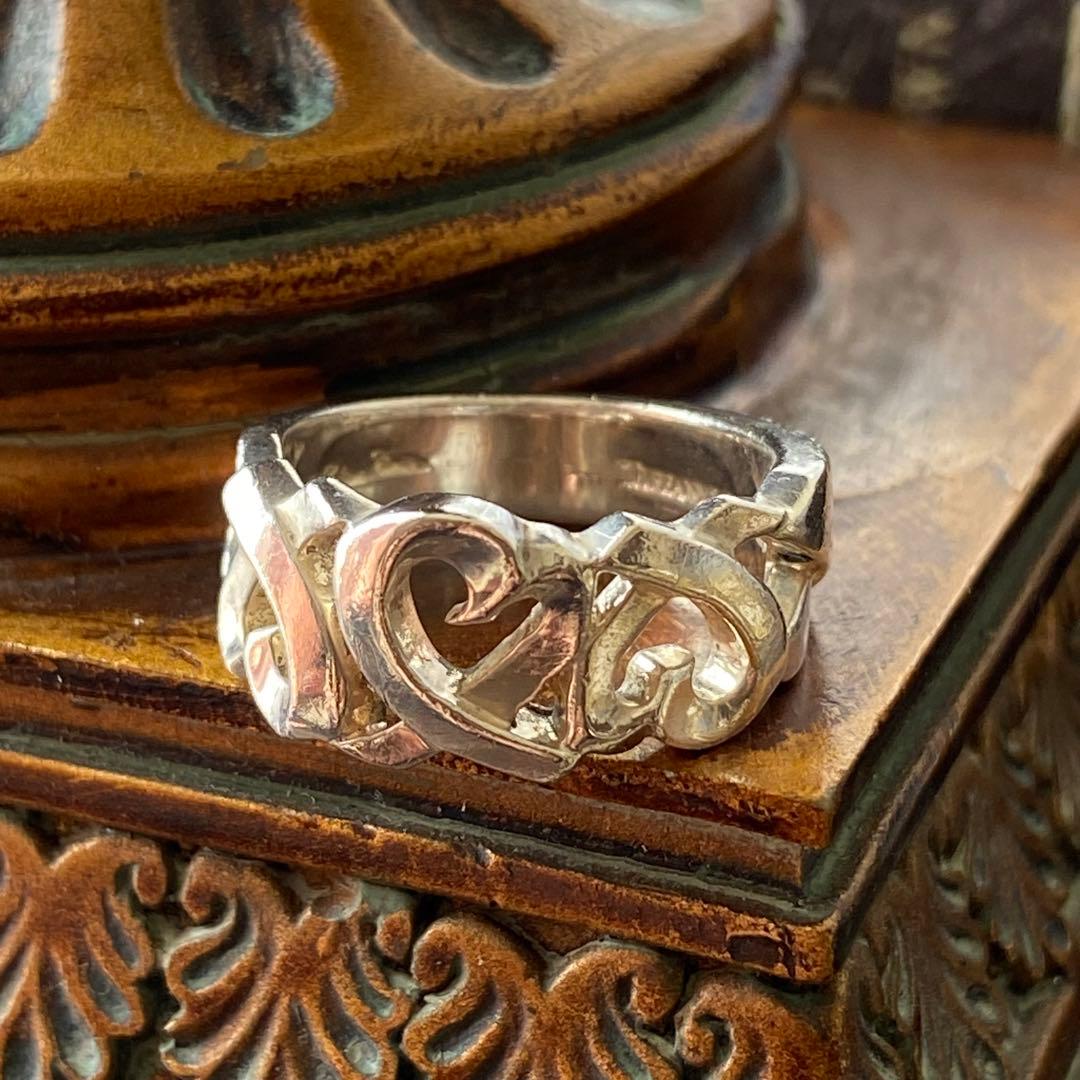 Tiffany&Co 925 ラヴィングハート シルバーリング　9号