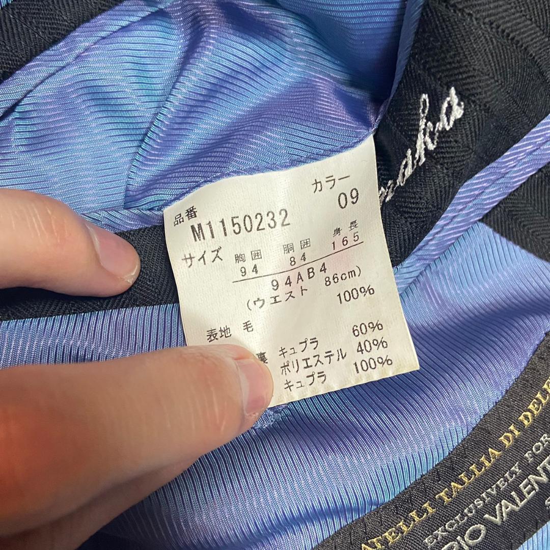 Mario VALENTINO マリオバレンチノ 94AB4 スーツ 528 □ - メルカリ