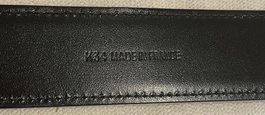 must de Cartier Cバックルレザーベルト