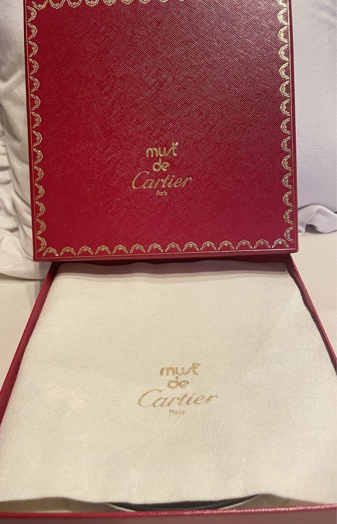 must de Cartier Cバックルレザーベルト