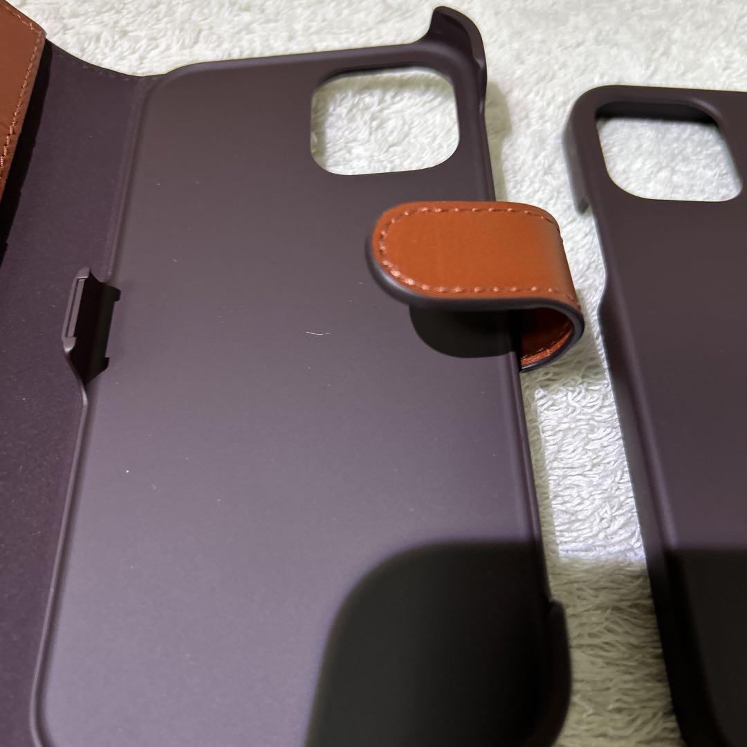 未使用　極美品　COACH コーチ　iPhone12 アイフォンケース　手帳型