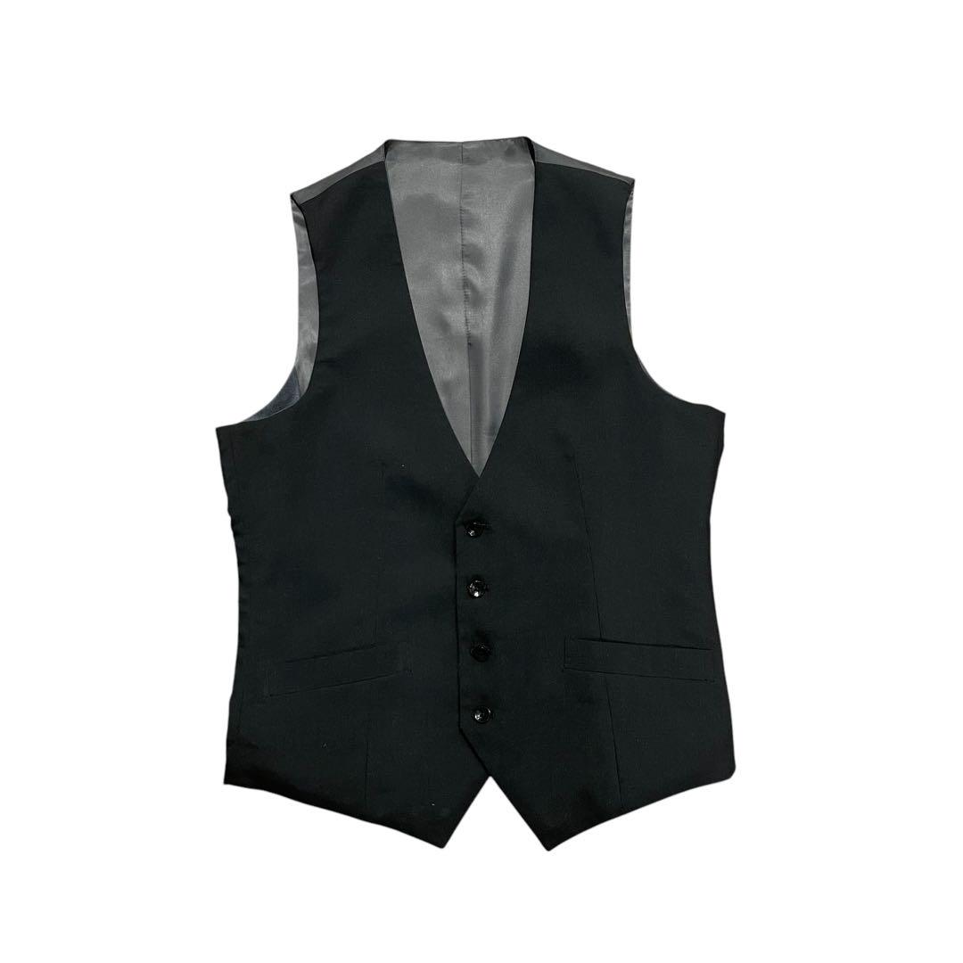 【極美品】シルク混 SUIT SELECTスリーピース　セットアップグレー L