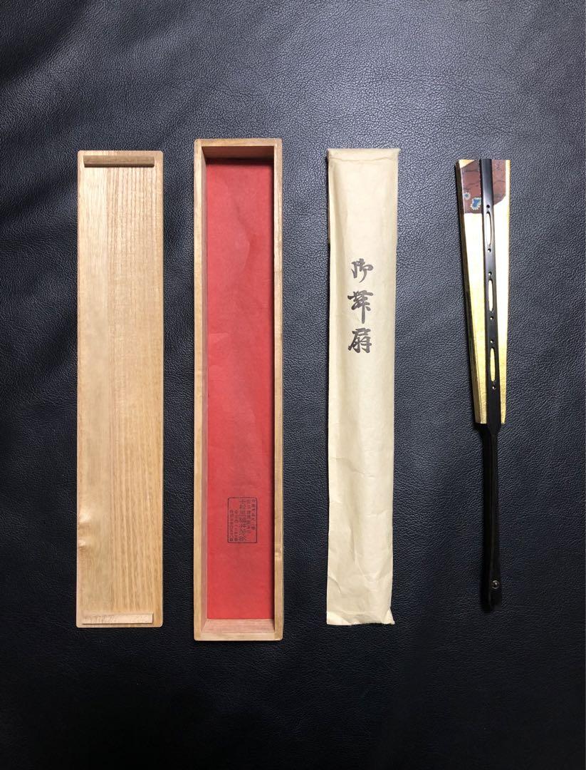 Amazon.co.jp: 扇子 33cm 十松屋福井扇舗 老女扇 柳橋白鷺図