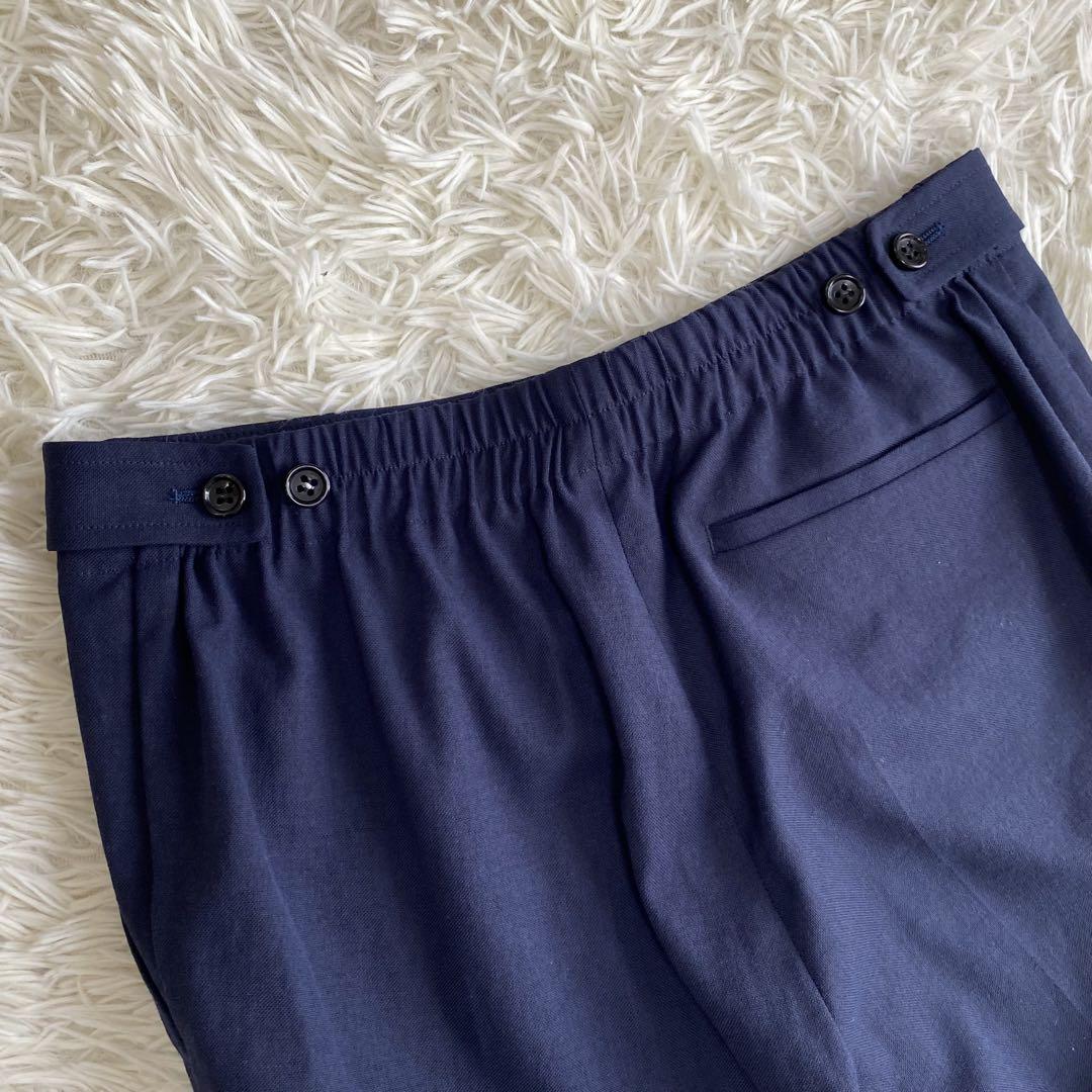 【美品✨】Theory リネン混 パンツ ネイビー 23SS サイズ2 美品✨】Theory リネン混 パンツ ネイビー 23SS サイズ2 - メルカリ