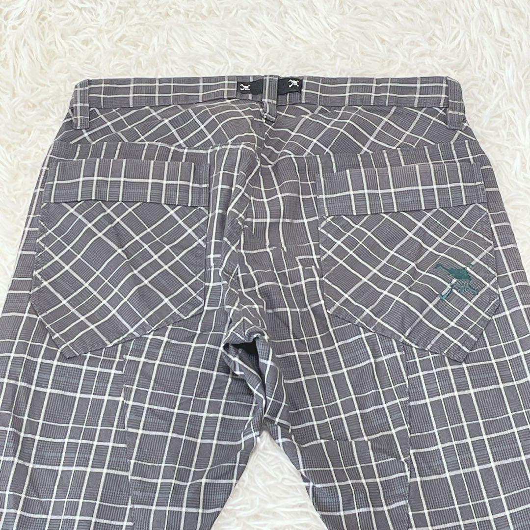 レビュー高評価商品 オークリー (33) フル チェック柄ストレートゴルフパンツ メンズウェア