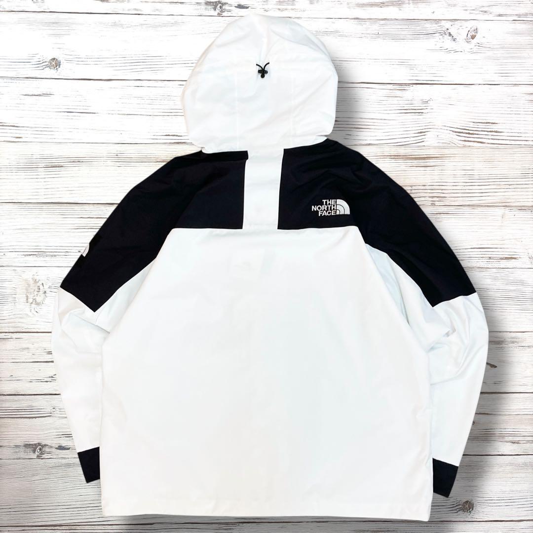 ザノースフェイス マウンテンパーカー 刺繍ロゴ ホワイト 105 XL 0715 ザノースフェイス マウンテンパーカー 刺繍ロゴ ホワイト 105 XL 0715