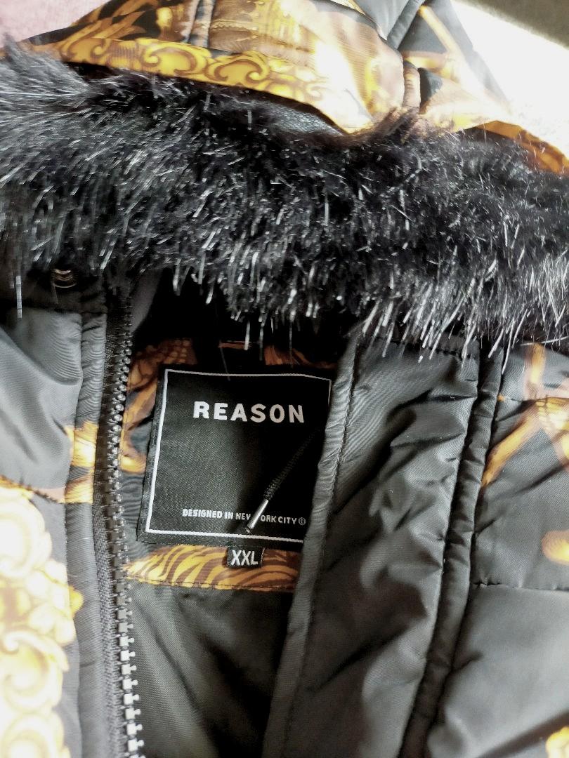 オーバーサ reason ビックシルエット ヒップホップ レゲエ qktZI-m67958508051 バロック ダウンジャケット Ⅳストリート
