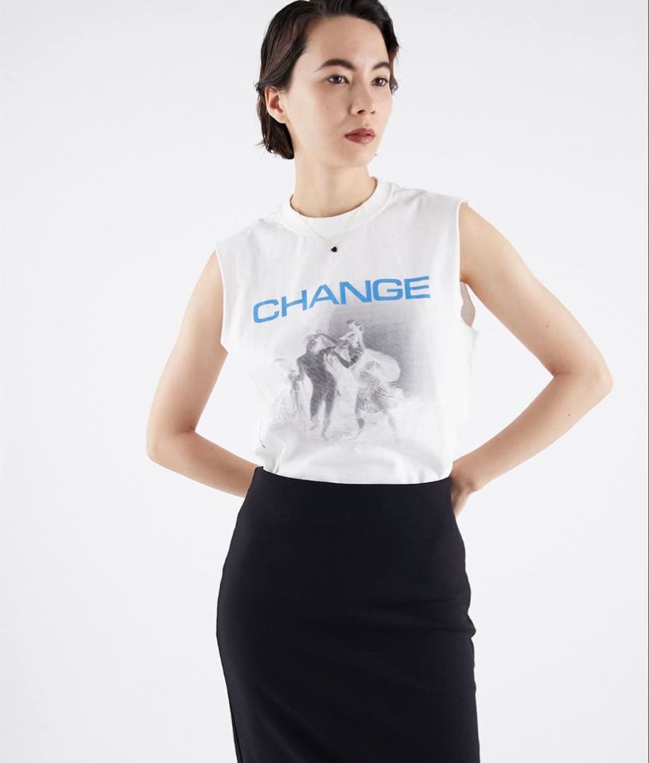 【完売】【入手困難】美品✨GEMINI プリントノースリプルオーバー