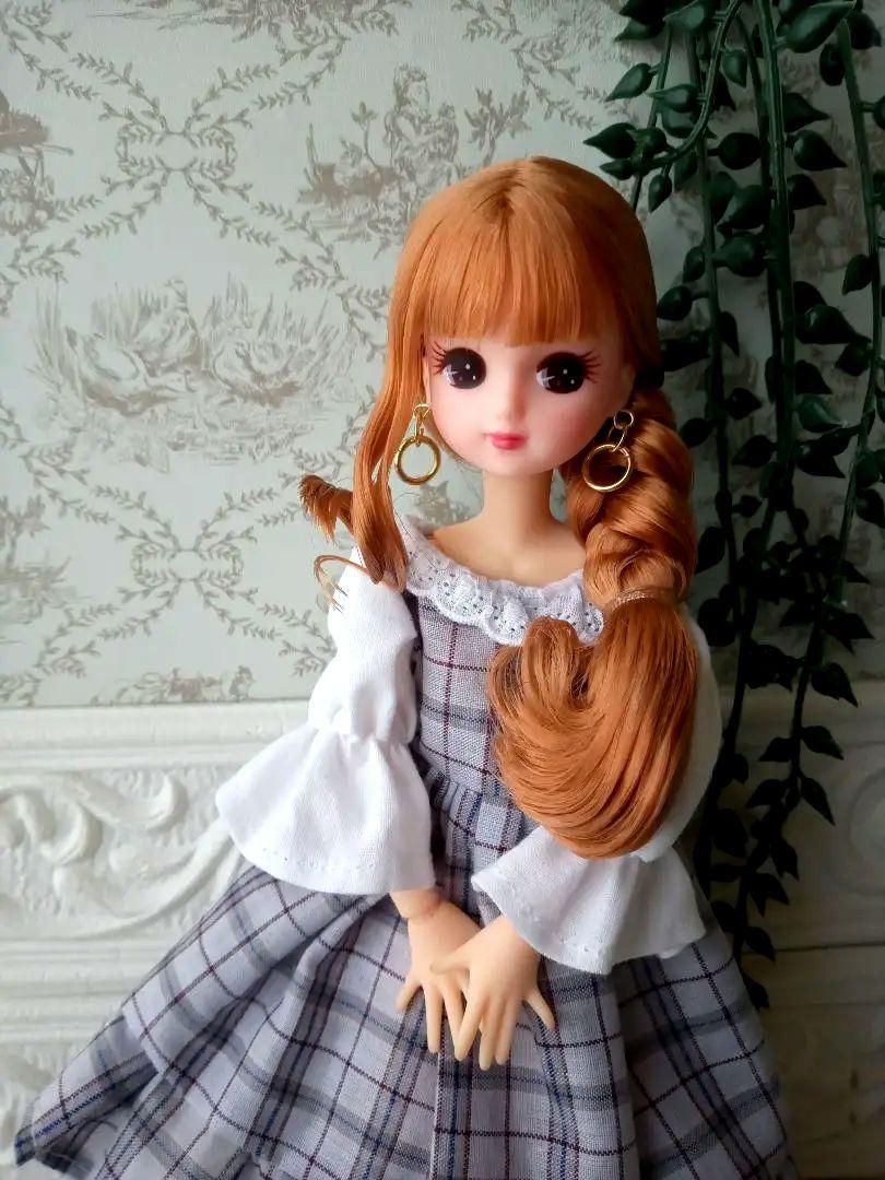 22センチドール サイド三つ編み　ドール本体のみ Custom