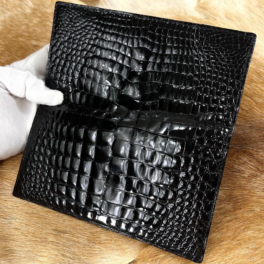 新品 定28万 最高峰 極艶 ナイルクロコダイル 無双 長財布 小銭