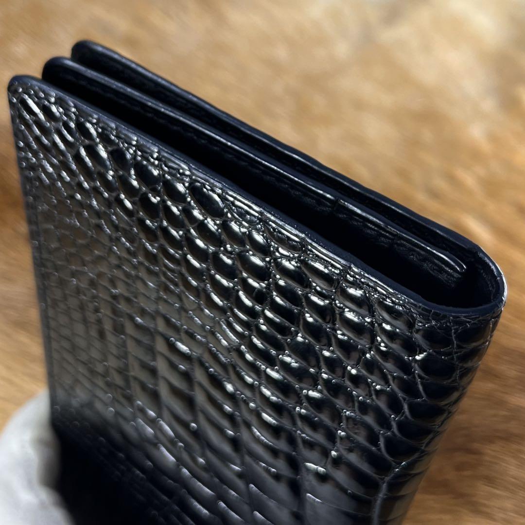 新品 定28万 最高峰 極艶 ナイルクロコダイル 無双 長財布 小銭