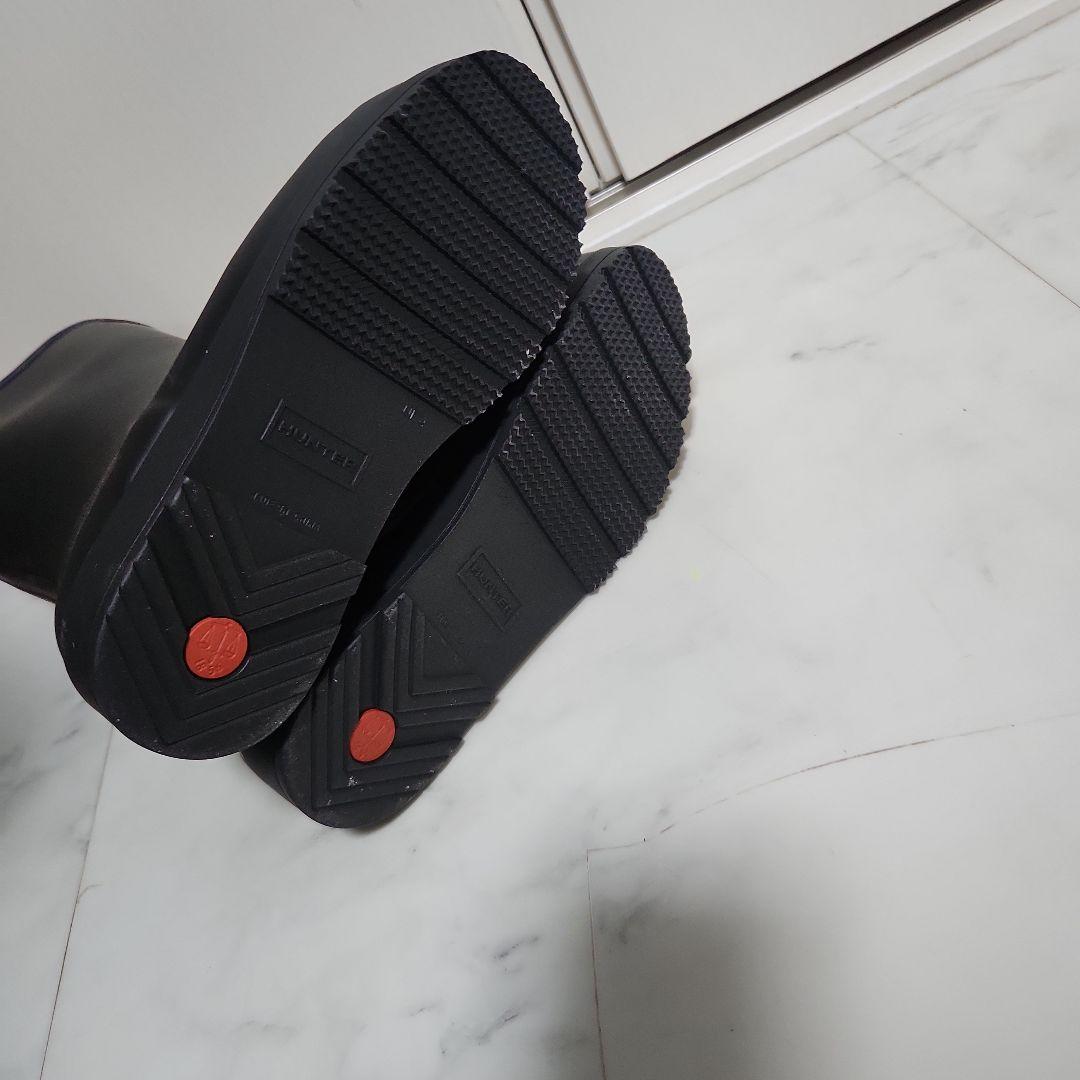 HUNTER ハンター レインブーツ 長靴 黒 ブラック 23cm