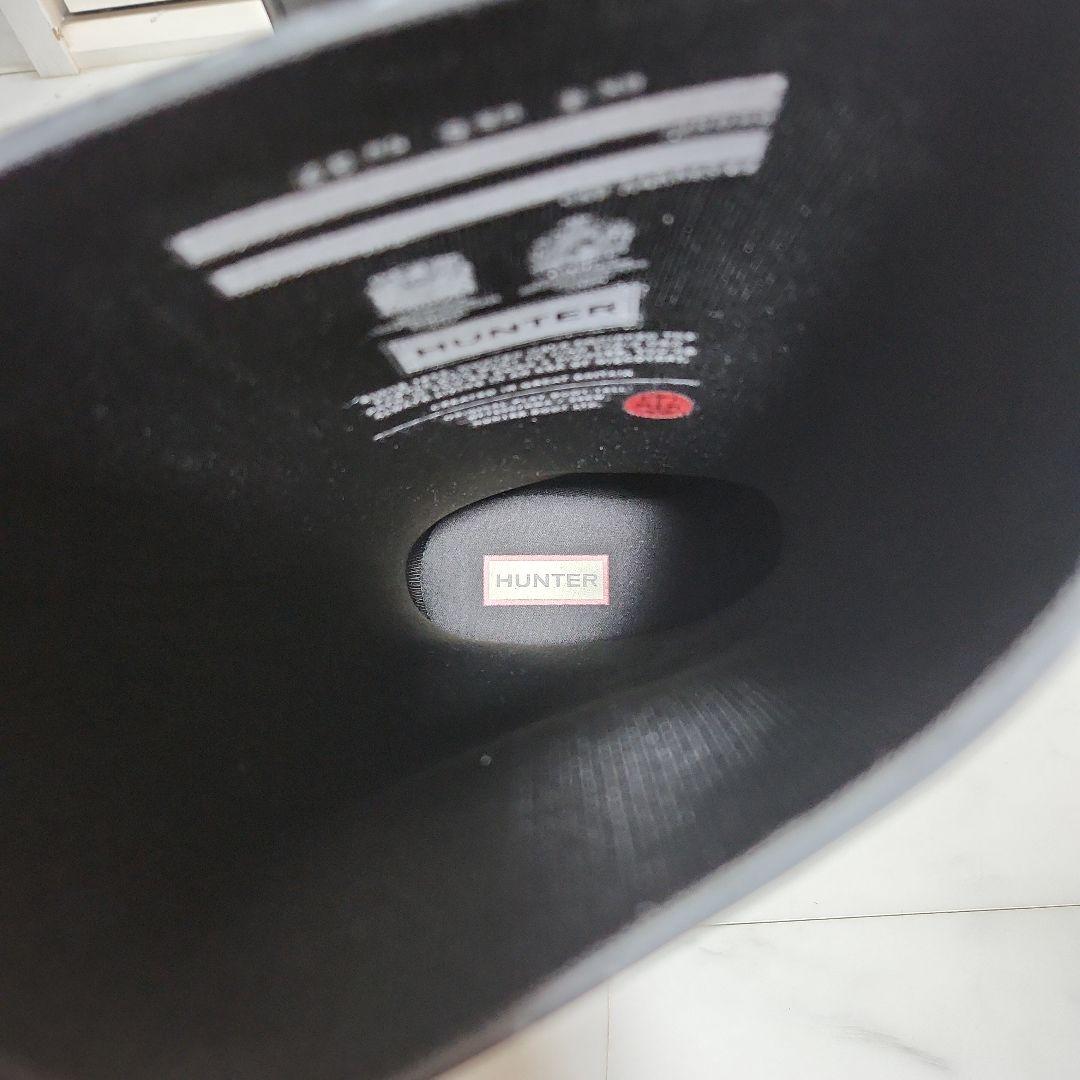 HUNTER ハンター レインブーツ 長靴 黒 ブラック 23cm
