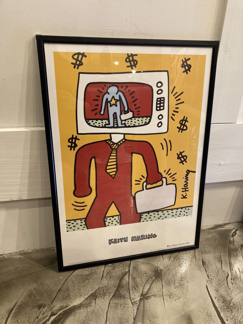 キースヘリングkeith haringプレイボーイコレクションartポスター