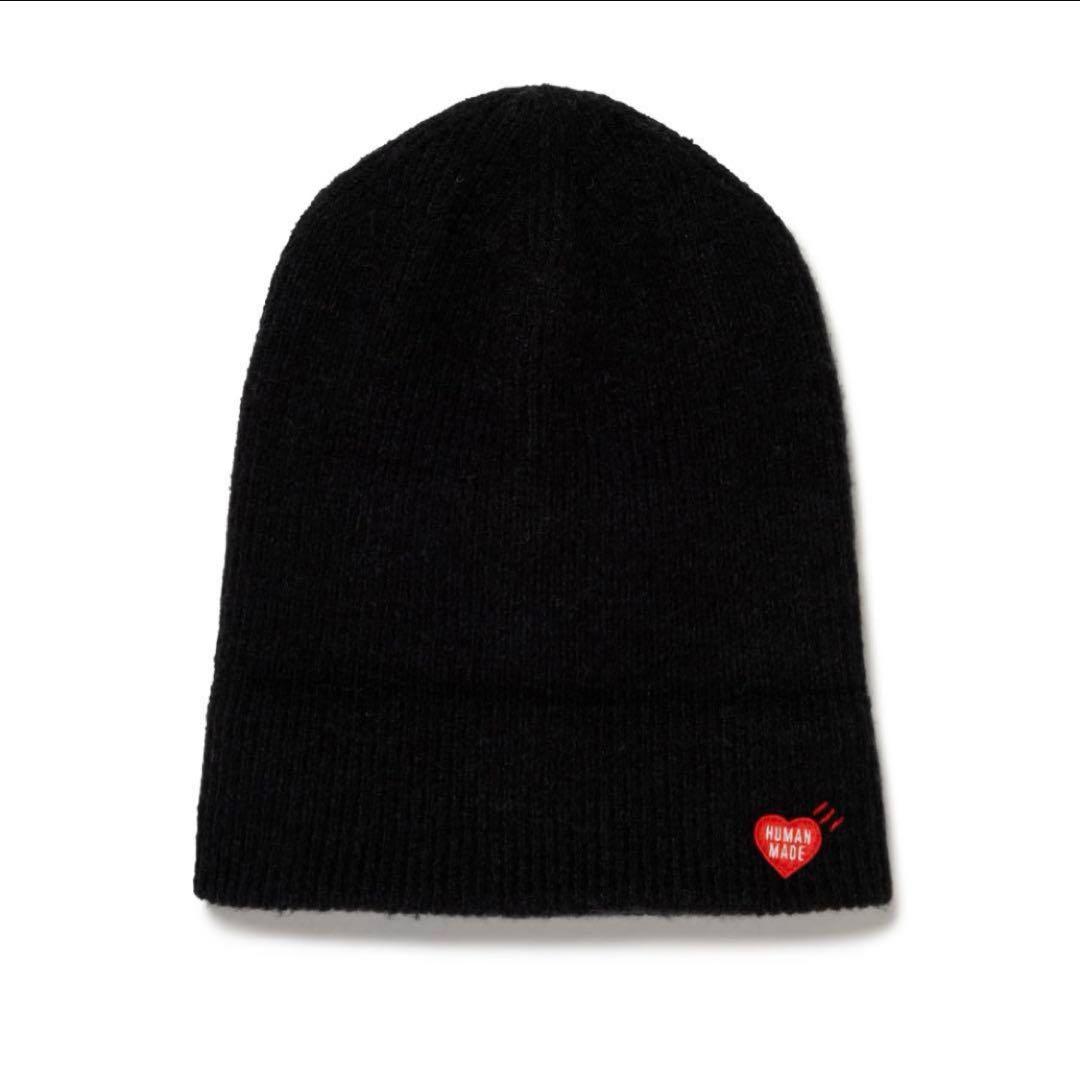 HUMAN MADE Big Beanie\"Black\"ヒューマンメイドニット帽